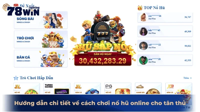 Hướng dẫn chi tiết về cách chơi nổ hũ online cho tân thủ