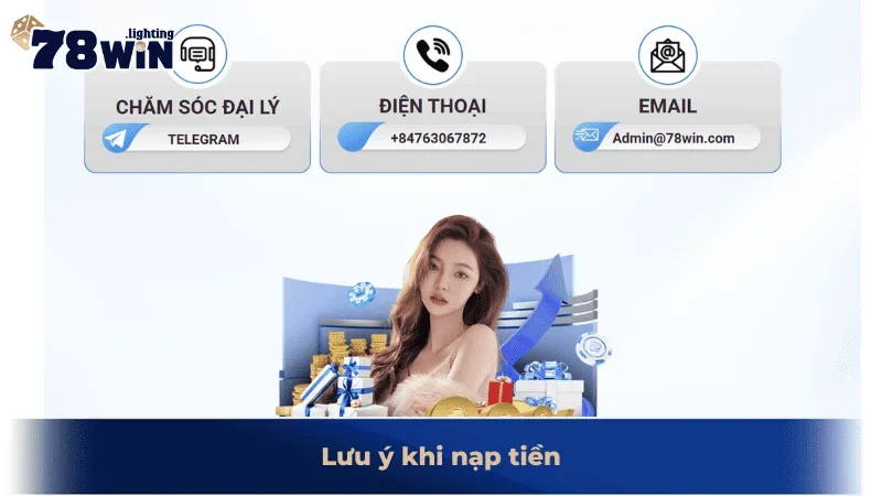 Lưu ý khi nạp tiền