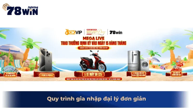 Quy trình gia nhập đại lý đơn giản
